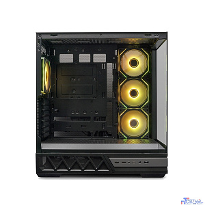 XASTRA Корпус Q700 7ARGB-C10-UC Black ATX/Aquarium/Screewless/7x120mm ARGB PWM mirror fans/Argb+PWM HUB 10port/Type C Q700-7FM12A-C10-UC