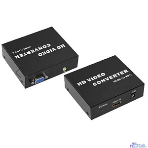 Rexant (17-6907) Конвертер VGA + Стерео 3,5мм на HDMI, металл