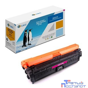 Картридж G&G, аналог HP CE743A/307A красный 7.3k с чипом