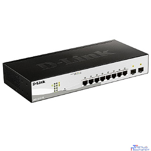D-Link DGS-1210-10/FL1A Управляемый L2 коммутатор с 8 портами 10/100/1000Base-T и 2 портами 1000Base-X SFP