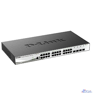 D-Link DGS-1210-28X/ME/C1A Управляемый L2 коммутатор с 24 портами 10/100/1000Base-T и 4 портами 10GBase-X SFP+