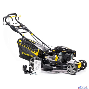 CHAMPION Газонокосилка LM5644 PRO { 4,4кВт привод 555мм 65л 25-75мм 1рычаг/6, 41кг 4в1 }