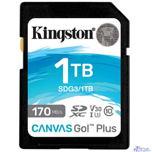 SecureDigital 1TB Kingston SDG3/1TB Canvas Go! Plus w/o adapter