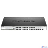 D-Link DGS-1210-28X/ME/B1B Управляемый L2 коммутатор с 24 портами 10/100/1000Base-T и 4 портами 10GBase-X SFP+