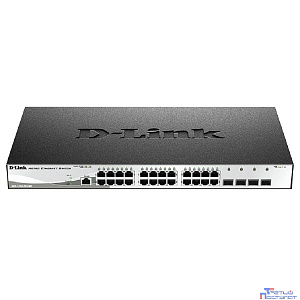 D-Link DGS-1210-28X/ME/B1B Управляемый L2 коммутатор с 24 портами 10/100/1000Base-T и 4 портами 10GBase-X SFP+