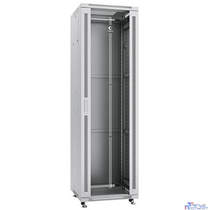 Cabeus SH-05C-42U60/100 Шкаф монтажный телекоммуникационный 19" напольный для распределительного и серверного оборудования 42U 600x1000x2055mm (ШхГхВ) передняя стеклянная и задняя сплошная металлическ