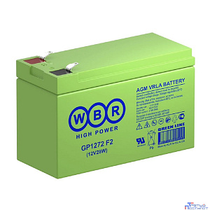 WBR Батарея GP1272 (28W) f2 (12V/7,2Ah)