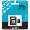 Micro SecureDigital 512GB Kingston SDCG4/512GB Canvas Go! Plus V10 A2 + adapter