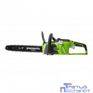 Greenworks GD40CS18 Цепная пила аккумуляторная, 40V, 40 см, бесщеточная,  до 1,8 КВт, без АКБ и ЗУ [2005807]
