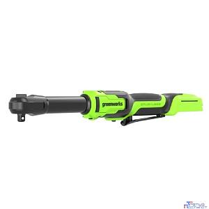 Greenworks GD24RWX Гайковерт-трещотка удлиненная, 24V, бесщеточная, 1/2", 80Нм, редуктор 170 мм, без АКБ и ЗУ [3803907]