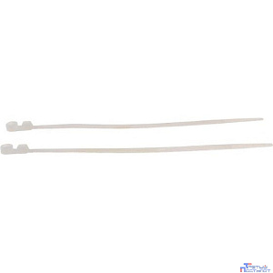 Gembird NYTH-200x4.8 Стяжки пластиковые с монтажным отверстием 200 мм х 4,8 мм (100 шт.)