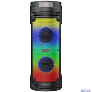 Ginzzu GM-219 {(V5.0), 50Вт, 150Гц- 18кГц, USB-flash, microSD-card, FM-радио, пульт ДУ,  батарея 3,6В/4500мАч, эквалайзер }