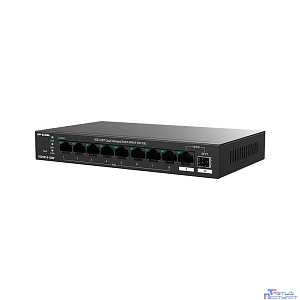 IP-COM G2210P-8-120W Коммутатор управляемый PoE, 10 портов, 9x1 Гбит/с, SFP 1x1 Гбит/с, PoE 8x 30Вт (до 110 Вт)