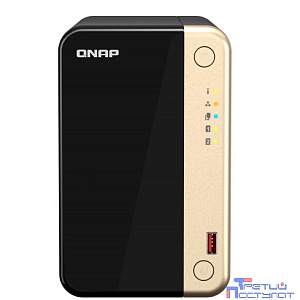 Сетевое хранилище NAS Qnap Original TS-264-8G 2-bay настольный Celeron N5095