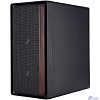 1STPLAYER Корпус WD1 Black / mATX / 3x120mm fans / WD1-BK-3F