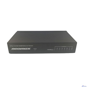 NEOMAX неуправляемый коммутатор NMS-108P-1000-S, 8 портов 1000 Mbps, металл