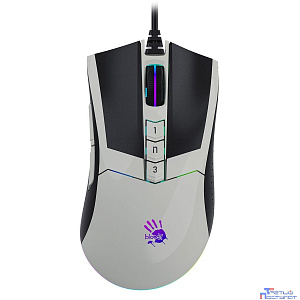 Мышь A4Tech Bloody W90 Max белый/черный оптическая (10000dpi) USB (10but)