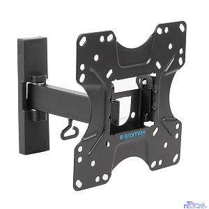 Kromax OPTIMA-213 черный 20"-43" макс.30кг настенный поворот и наклон
