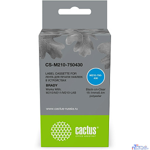 Картридж ленточный Cactus CS-M210-750430 M210-750-430 для Brady M210/M211/M210-LAB