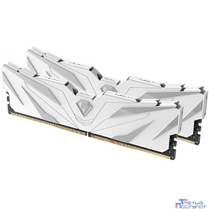 Модуль памяти DDR4 Netac Shadow II 32GB (2x16GB) 3200MHz CL16 1.35V / NTSWD4P32DP-32W / White / with radiator