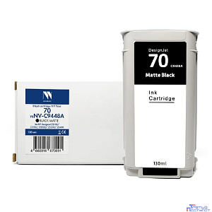 Струйный картридж NVP 70 (NV-C9448A) Black Matte для HP DesignJet Z2100/Z3100/Z3200/Z5200/Z5400 (130 мл) совместимый