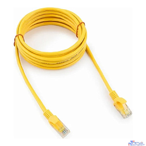 Патч-корд UTP Cablexpert PP12-3M/Y кат.5e, 3м, литой, многожильный (жёлтый)