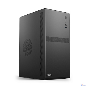 CBR Корпус mATX Minitower V203, без БП, 1*USB 3.0, 1*USB 2.0, HD Audio+Mic, Black [PCC-MATX-V203-WPSU]