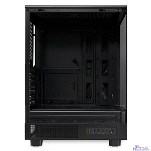 Case HSPD F510, Panoramic Mid Tower, Black, TG, 0.5 SPCC, no fans ATX, mATX, mITX 180/280/160mm 1x2.5", 1x3.5", 7xPCI 1xUSB-A 3.0, 1xUSB-A 1.0 356x218x467mm