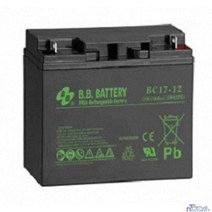 АКБ B.B. Battery BC 17-12 (12V 17Ah  ДхШхВ 181х76х166 мм, масса 5,62 кг) клеммы B1