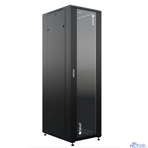 БАСТИОН SKAT TB-42R680GF-B Шкаф напольный универсальный серверный 42U 600х800мм, дверь стеклянная (4409) {1.5 года гарантия}