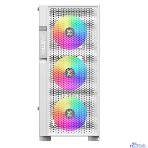 XASTRA Корпус A302 4FRGB White ATX/Mesh/ tempered glass / 4x120mm FC120-FRGB fans/A302-WH-FC120FRGB-4F-GL