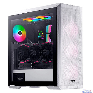 XPG Bad Pack DEFENDER WHITE (DEFENDER-WHCWW) (Midi-Tower, белый, TG, 120mm fan*3)