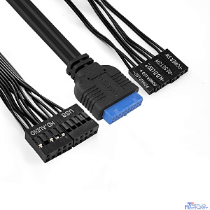 Exegate EX299179RUS Корпус Minitower ExeGate BAA-105U2-01-UNS400 (mATX, БП UNS400 с вент. 12см, 2*USB+2*USB3.0, аудио, черный)