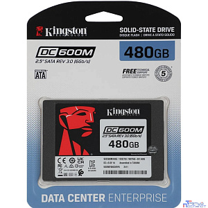Kingston SSD DC600M, 480GB, 2.5" 7mm, SATA3, 3D TLC, SEDC600M/480G