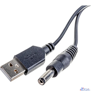 Rexant (18-0231) Кабель USB штекер - DC разъем питание 2,1х5,5 мм, длина 1,5 метра