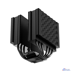 PCCooler RZ620 BK  S115X/1200/1700/18XX/AM4/AM5 (TDP 265W, 2x120mm PWM FAN, 6 тепловых трубок 6мм, 500-2200RPM, 28-32dBa)