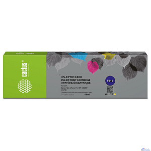 Картридж струйный Cactus CS-EPT01C400 T01C4 желтый (68мл) для Epson WorkForce Pro WF-C529RDTW/C579RD2TWF/C579RDTWF Pro
