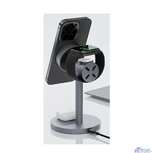 Aukey беспроводное зарядное устройство 3in1 Qi2 (AMC-LC-MC311)