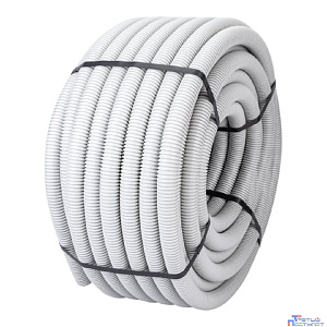 ЭРА Б0020115 Трубы гофр ПВХ GOFR-32-50-PVC (серый) d 32мм с зонд. легкая 50м