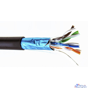 5bites Кабель FS5500-305APE витая пара FTP / SOLID / 5E / CCAG / PE / BLACK / OUTDOOR / DRUM / 305M