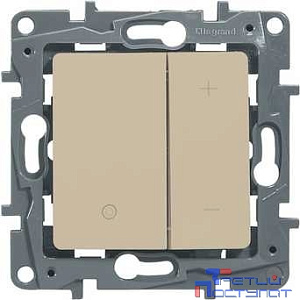 Legrand 672318 Светорегулятор нажимной - Etika - 400 Вт - слоновая кость