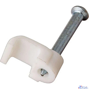 Rexant (07-4214) Крепеж кабеля плоский 14х7 мм, белый (50 шт/уп)