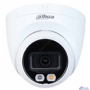 DAHUA DH-IPC-HDW2249TP-S-IL-0280B Уличная турельная IP-видеокамера SmartDualLight 2Мп, 1/2.8” CMOS, объектив 2.8мм, видеоаналитика, микрофон, ИК 30м, LED 30м, IP67, металл/пластик