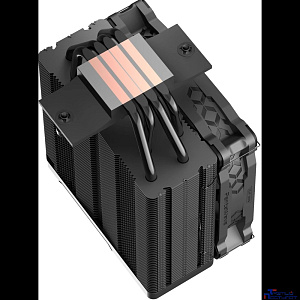 Кулер PentaWave PC-Z04E BK  LGA115X/1200/1700/AM4/AM5 (20 шт/кор, TDP 220W, 1*120mm PWM Fan, 4 тепловые трубки 6мм, 600-1850RPM, 12-32,6dBa)