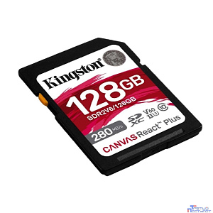 SecureDigital 128GB Kingston SDXC SDR2V6/128GB Canvas React Plus w/o adapter