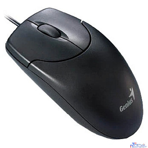 Мышь проводная Genius NetScroll 120 V2, оптическая, разрешение 1000 DPI, кабель 1.5 м, для правой/левой руки. Цвет: черный (31010018400)