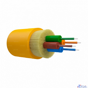 NTSS Оптический кабель внутренний NTSS PREMIUM 4 волокна OS2, 9/125, LSZH(нг(A)-HF), жёлтый NTSS-FO-D-IN-PM-9-4-LSZH