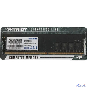 Patriot DDR4 DIMM 8GB PSD48G240081/7D4824AB8C00050 PC4-19200, 2400MHz