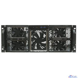 Procase RE411-D11H0-E-55 Корпус 4U server case,11x5.25+0HDD,черный,без блока питания,глубина 550мм,MB EATX 12"x13"