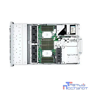 R75026346256 24804384418 - Сервер Dell R750 12B 2x6346;256Gb;H755;2x480Gb SATA RI;4x3.84Tb;4x18TB;57416;5720DP;Exp;2x800W
